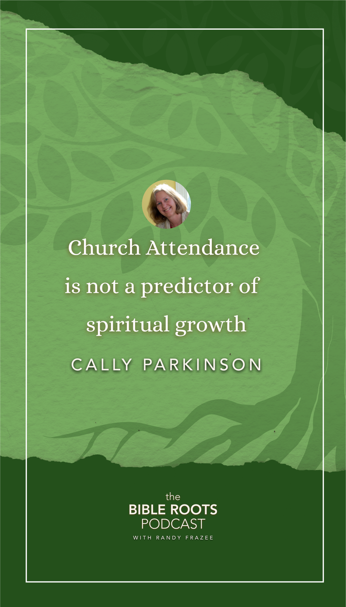 "Church Attendance is not a predictor of spiritual growth
